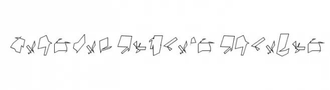 Siberia Outline Oblique  नि: शुल्क फ़ॉन्ट्स डाउनलोड