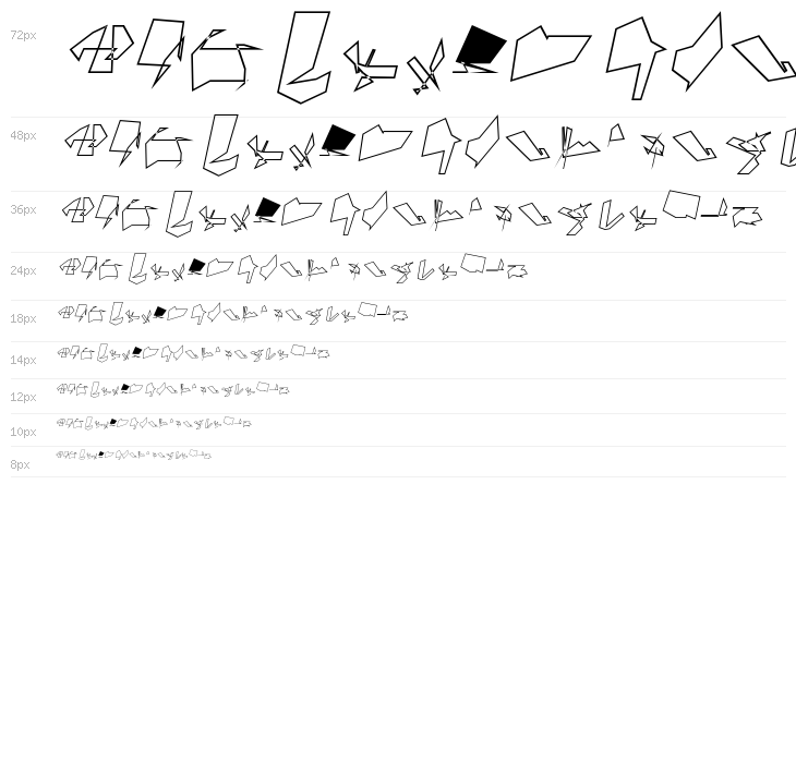 Siberia Outline Oblique Waterfall