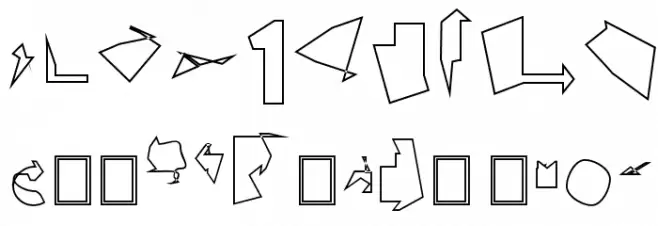 Siberia Outline Font OTHER CHARS