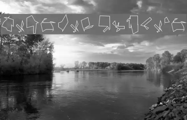 Siberia Outline Font examples