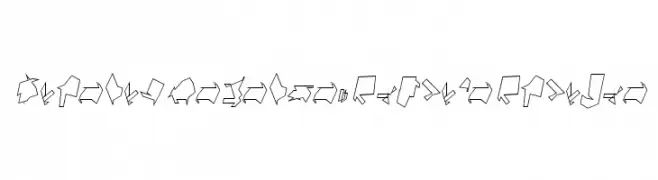 Siberia Reversed Outline Oblique  Fuentes Gratis Descargar