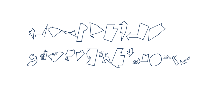 Siberia Reversed Outline Oblique Other Characters