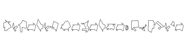 Siberia Reversed Outline  フリーフォントのダウンロード