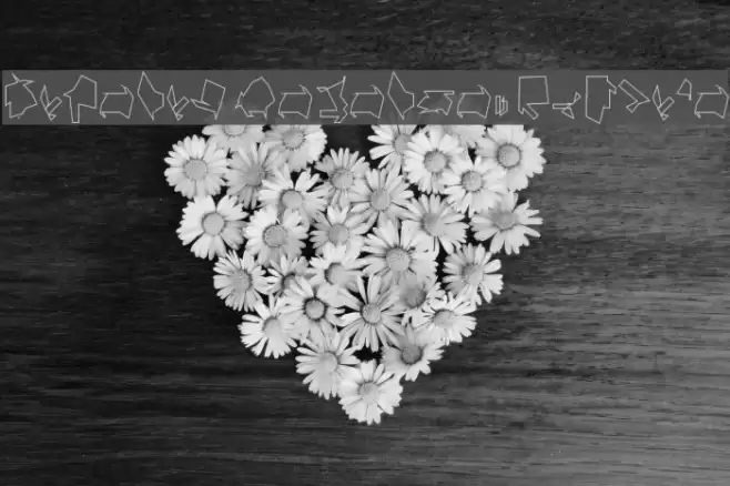 Siberia Reversed Outline Font examples