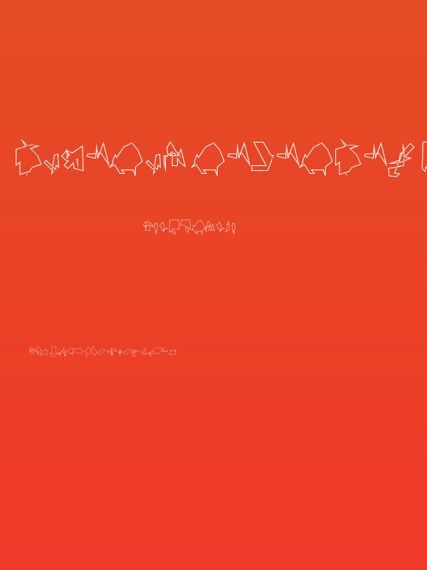 Siberia Reversed Outline Poster