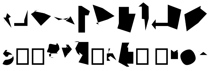 Siberia Reversed Font OTHER CHARS