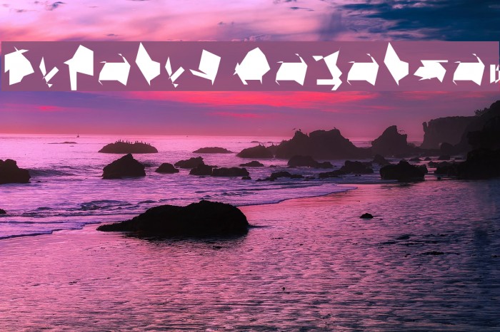 Siberia Reversed Font examples