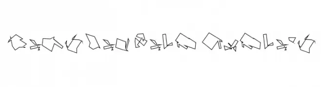 Siberia Tilt Outline  font caratteri gratis