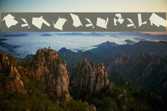 Siberia Tilt Font examples