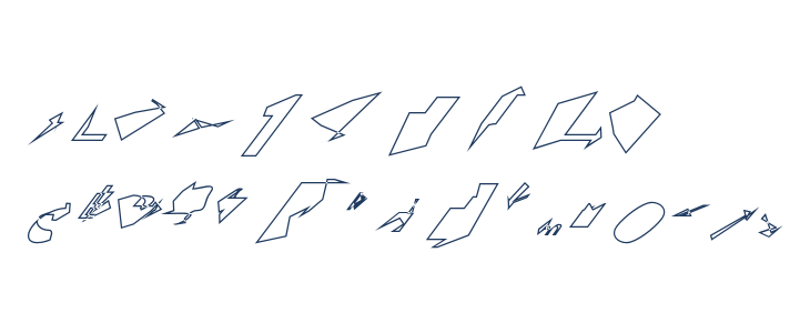 Siberia UltraOblique Outline Other Characters