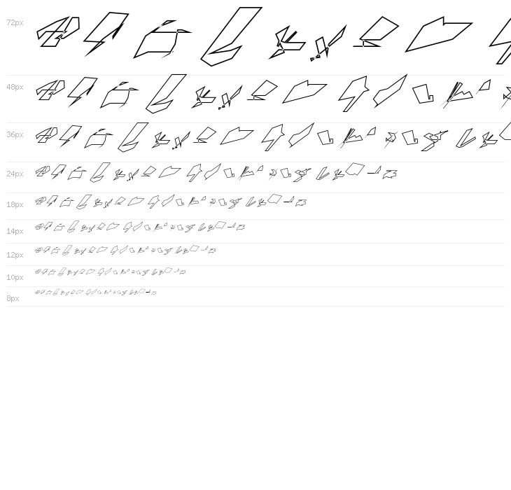 Siberia UltraOblique Outline Waterfall