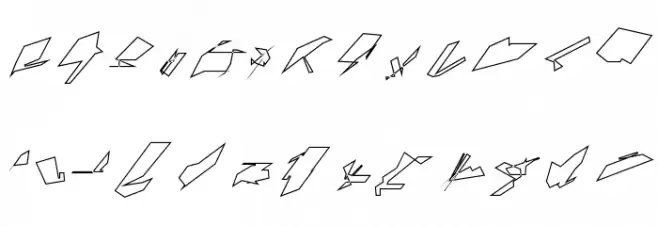 Siberia UltraOblique Outline Fuentes MINÚSCULAS