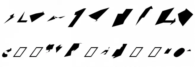 Siberia UltraOblique Font Alte caractere