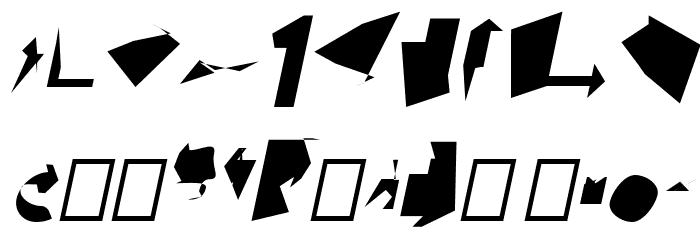 Siberia Wide Oblique Font OTHER CHARS