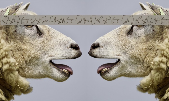 Siberia Wide Outline Oblique Font examples