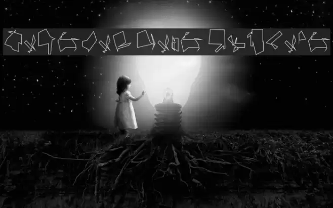 Siberia Wide Outline Font examples