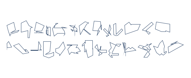 Siberia Wide Outline Lowercase