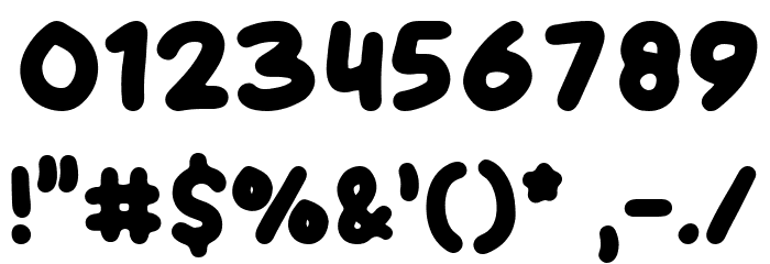 Siberian Husky Font OTHER CHARS