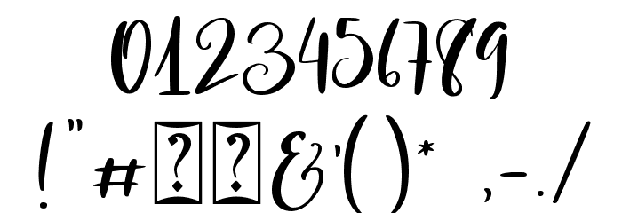 Sibertha Font OTHER CHARS