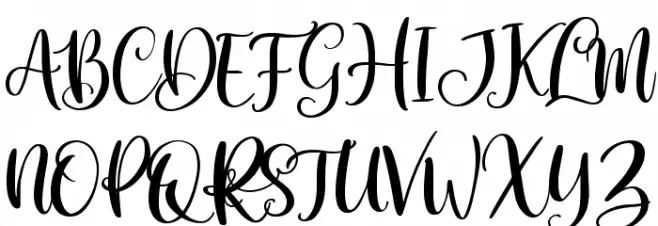 Sibertha Schriftart Groß