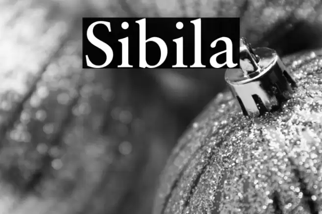 Sibila Font examples