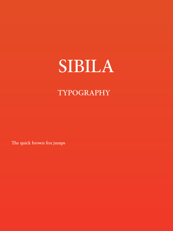 Sibila Poster
