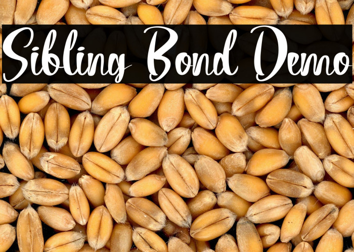 Sibling Bond Demo Example 2