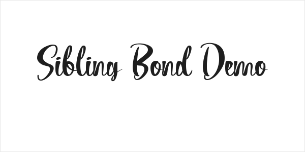 Sibling Bond Demo Logo