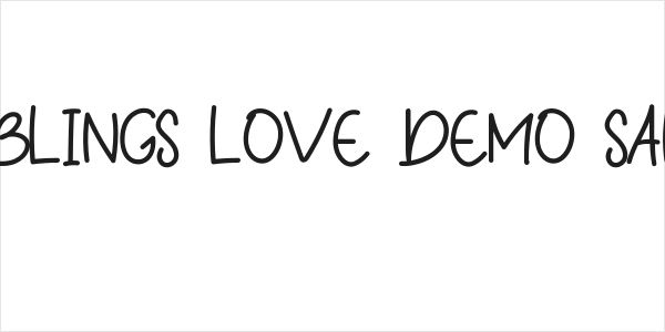 Siblings Love Demo Sans Logo