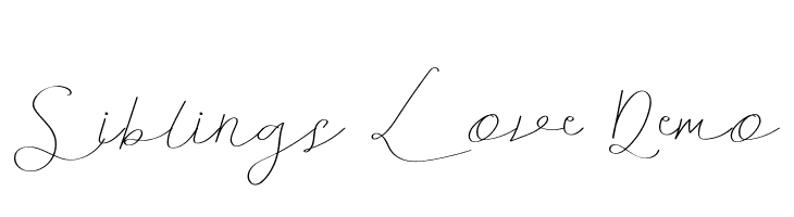 Siblings Love Demo  font caratteri gratis