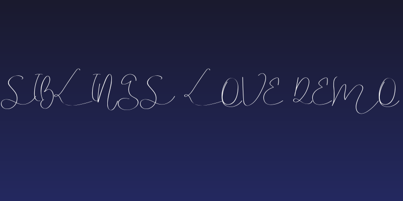 Siblings Love Demo Social Header