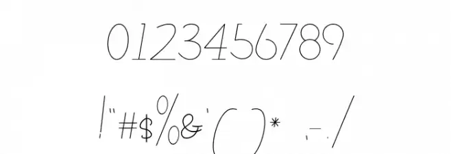 SiciliaDEMO Font OTHER CHARS