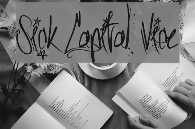 Sick Capital Vice Font examples
