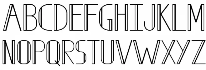Sick City Regular Font UPPERCASE