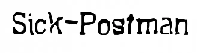 Sick-Postman  Frei Schriftart Herunterladen