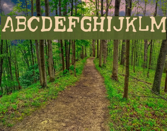 Sick-Postman Font examples