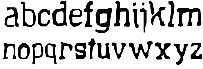 Sick-Postman Font LOWERCASE
