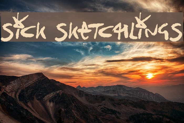 Sick Sketchlings Font examples