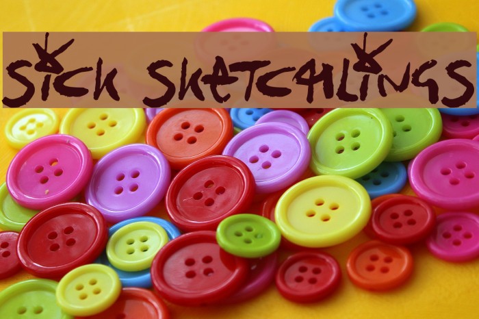 Sick Sketchlings Font examples