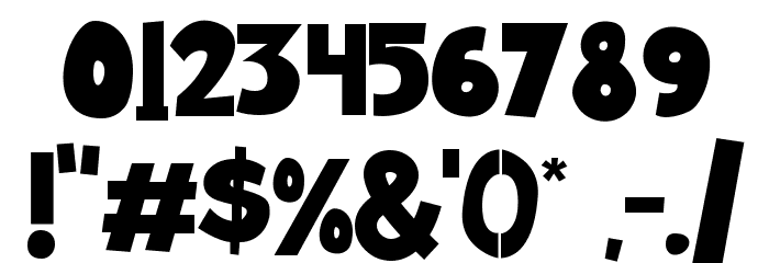 SickCapital Gum Kids Font OTHER CHARS