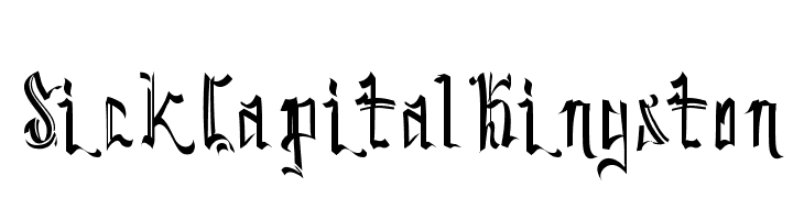 SickCapital Kingston Font