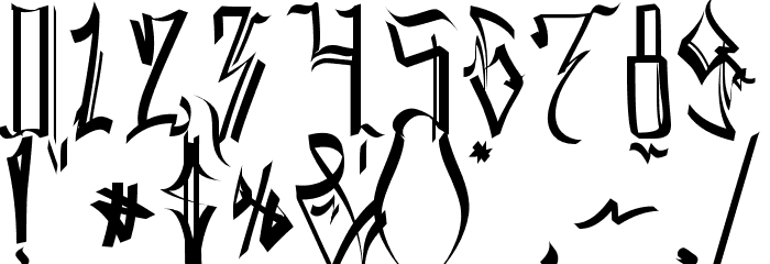 SickCapital Kingston Font OTHER CHARS