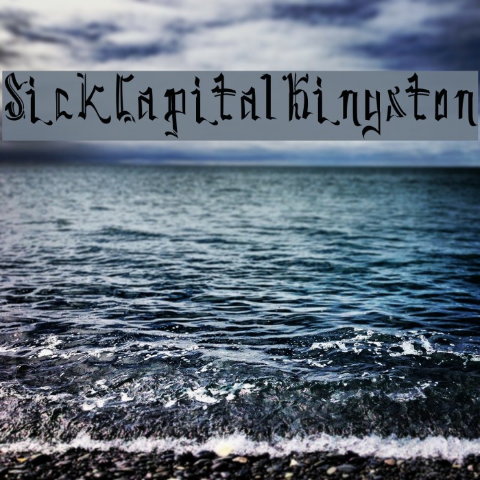 SickCapital Kingston Font examples