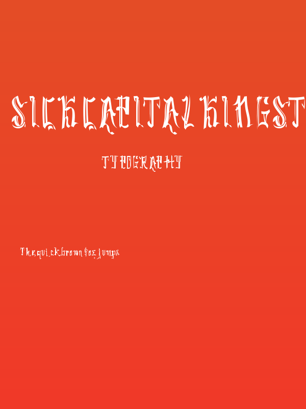 SickCapital Kingston Poster