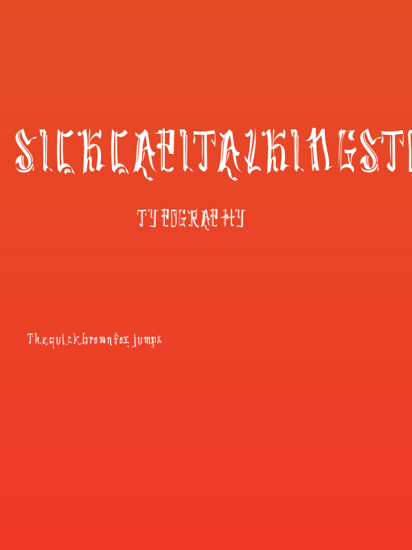 SickCapitalKingston Poster