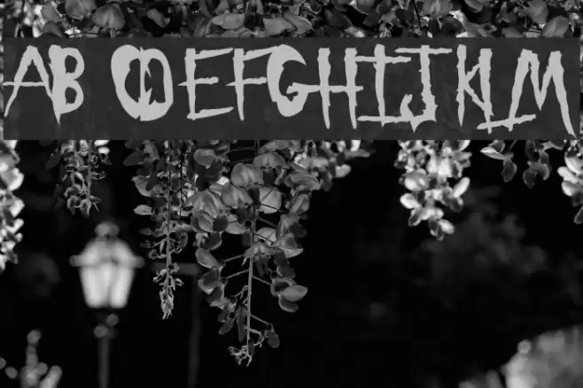 Sickness Font examples