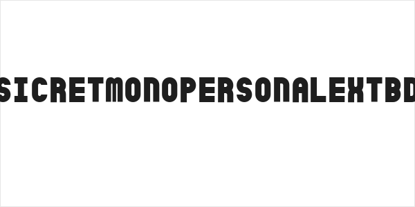 SicretMonoPERSONALExtBd Logo