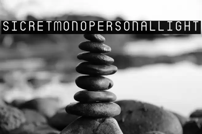 SicretMonoPERSONALLight Fuentes examples