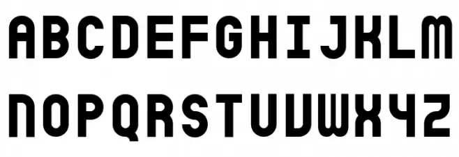 SicretMonoPERSONALSemBd Font Litere mari