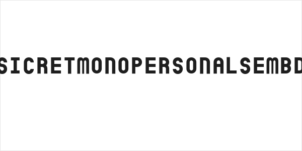 SicretMonoPERSONALSemBd Logo